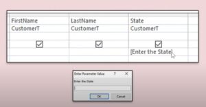 Parameter Query